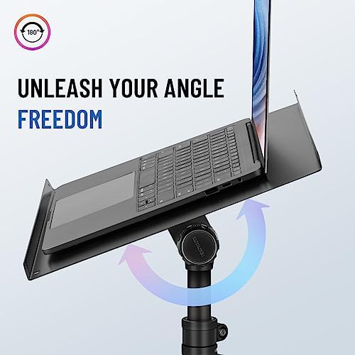 Adjustable tripod stand with laptop tray — photo 4