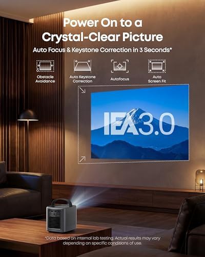 Outdoor smart projector with built-in battery — photo 5