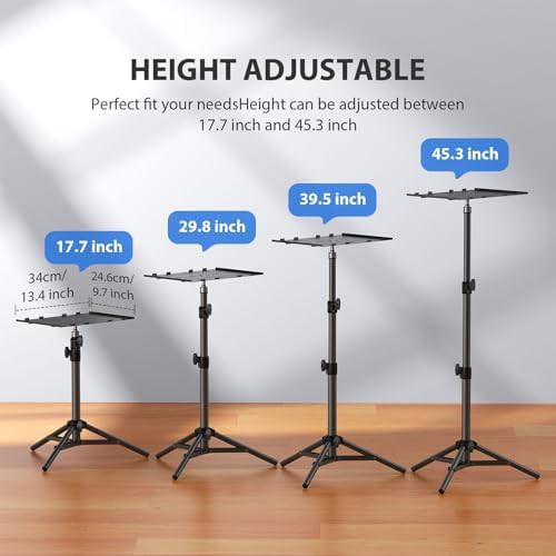 Portable height adjustable projector tripod stand — photo 4