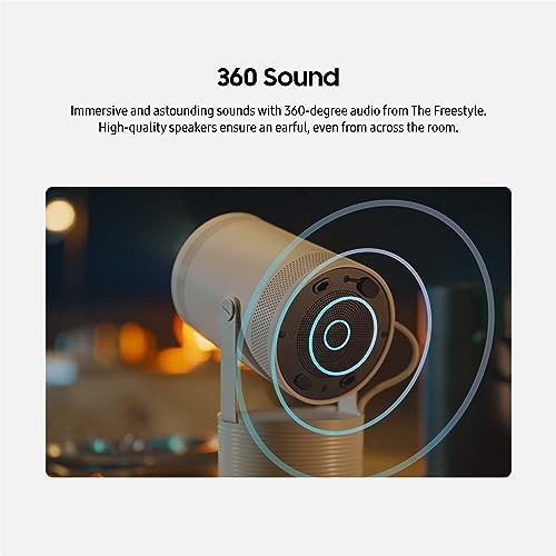 Smart portable projector with gaming hub white — photo 4