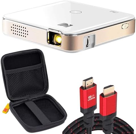 Ultra mini projector with case and HDMI