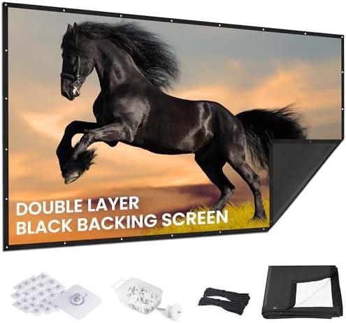 Outdoor 84 in projector screen