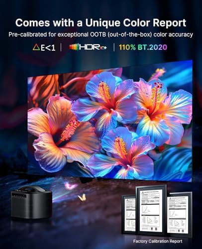 Tri-LED laser 4k portable projector — photo 3