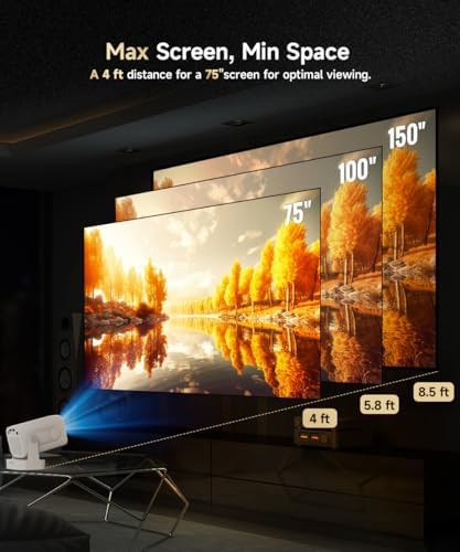 Mini smart projector with automatic focus — photo 4