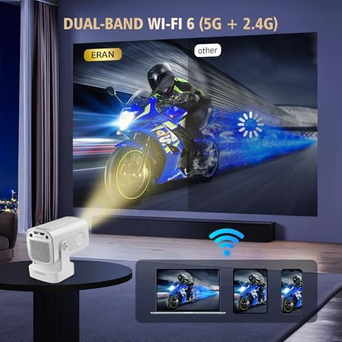 Rotatable mini projector with auto keystone — photo 4