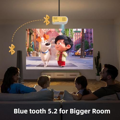 Mini projector with built-in speaker 1080p — photo 5