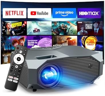 Smart outdoor projector with wifi 6