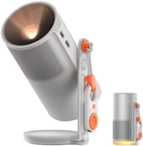 Outdoor projector with 360 degree stand
