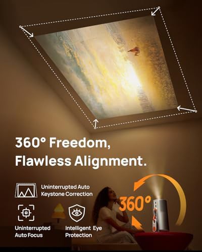 Outdoor projector with 360 degree stand — photo 4