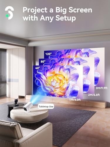 Mini projector with electric focus — photo 3