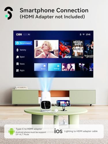 Mini projector with electric focus — photo 4