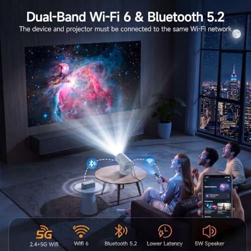 Rotatable mini smart projector for bedrooms — photo 3