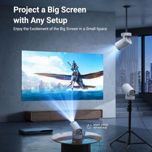 Rotatable mini smart projector for bedrooms — photo 4