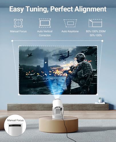 Rotatable mini smart projector for bedrooms — photo 5