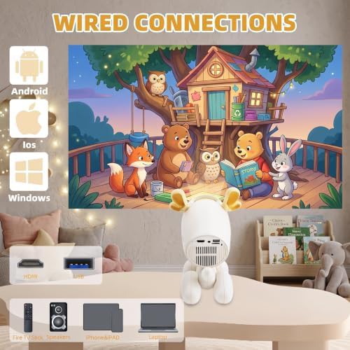 Portable mini projector for kids and gaming — photo 5