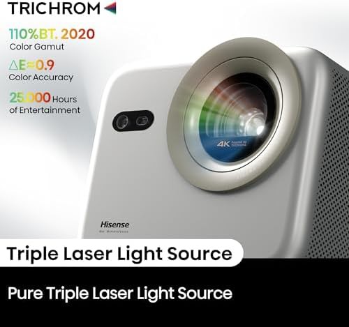 Triple laser 4K smart portable projector — photo 5