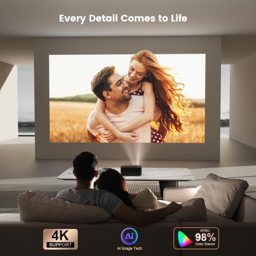 Smart outdoor projector with AI auto focus — photo 4