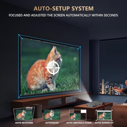 Mini projector with Google TV system — photo 4