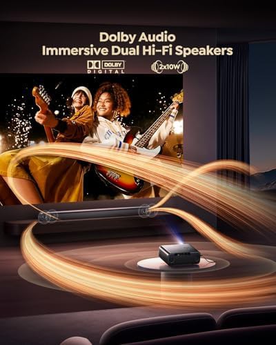 Smart outdoor projector with auto focus and apps — photo 4