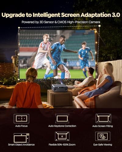 Smart outdoor projector with auto focus and apps — photo 5