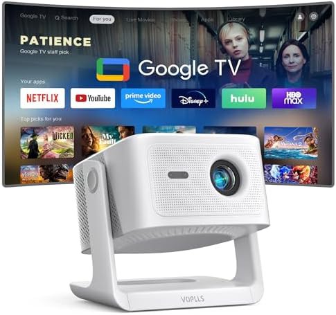 Google TV 4K smart ceiling projector