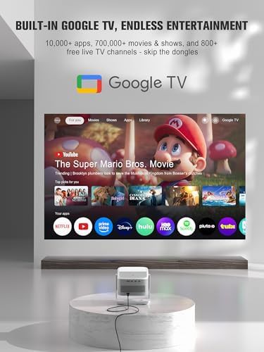 Google TV 4K smart ceiling projector — photo 3