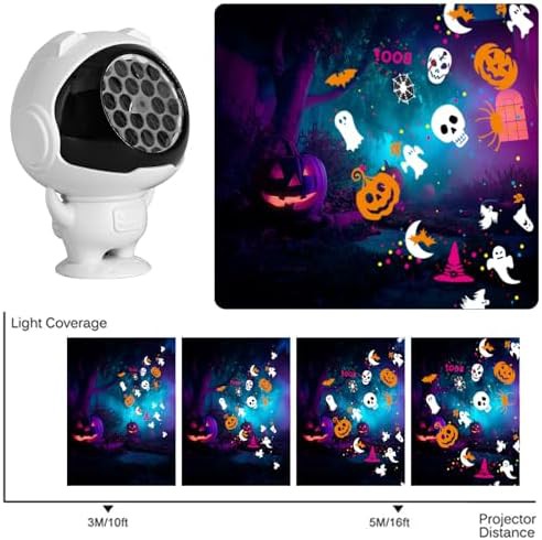 Rotatable LED Halloween decoration projector — photo 5