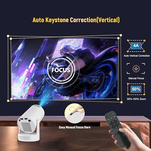 Mini Android 14 portable projector for bedrooms — photo 5