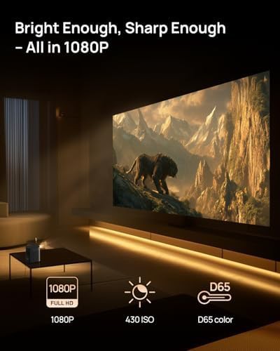 Smart 1080p projector with auto focus — photo 3