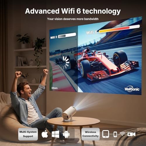 Mini projector with 210 degree rotation — photo 5