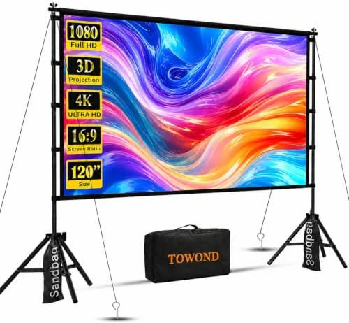 Double sided outdoor movie screen 120 in