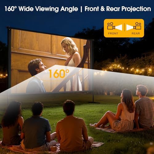Outdoor 120 inch screen with stand — photo 5