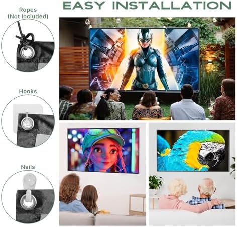 Portable 80 in ALR outdoor projector screen — photo 5