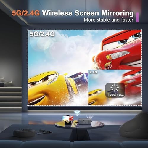 Mini 1080p projector with built-in speaker — photo 4
