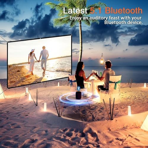 Mini 1080p projector with built-in speaker — photo 5