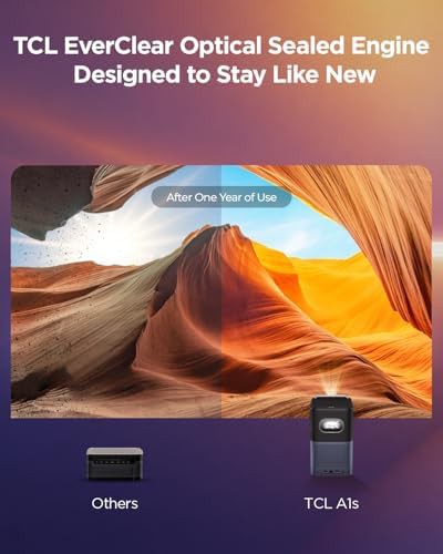 Smart projector with Google TV and Netflix — photo 5