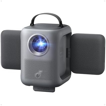 Full HD projector with flippable speaker