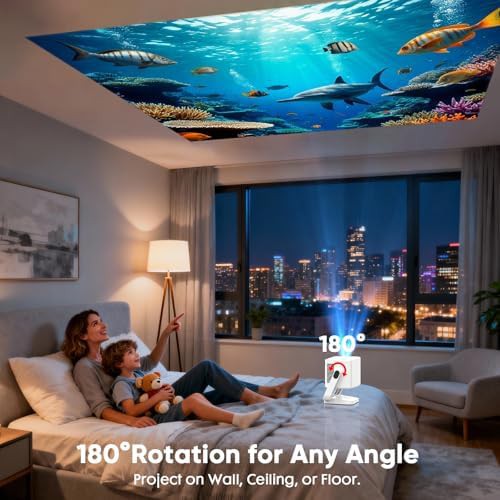 Smart mini projector with electric focus — photo 4