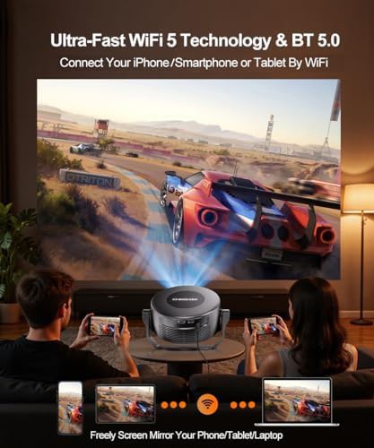 Outdoor mini smart projector with Bluetooth — photo 3