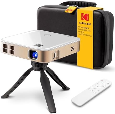 Smart pocket projector with Android OS white