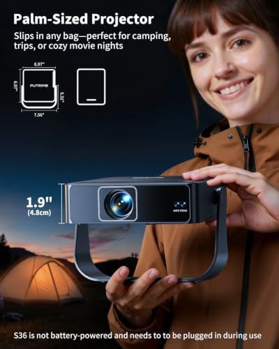 Ultra thin mini projector with 330 degree stand — photo 4