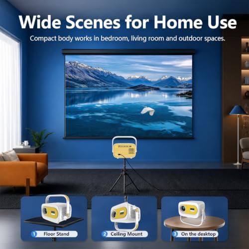 Outdoor 1080p wifi bluetooth projector — photo 5