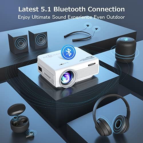 Portable 1080p wifi projector with speaker — photo 4