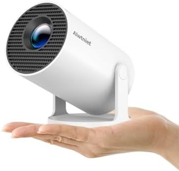 Mini smart projector with auto keystone and WiFi 6
