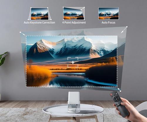 Short throw portable projector for bedrooms — photo 5