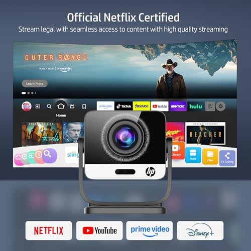 Auto focus smart mini projector — photo 4