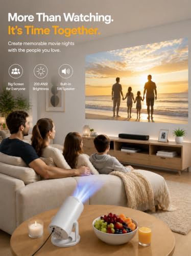 Smart mini projector for home theater — photo 3