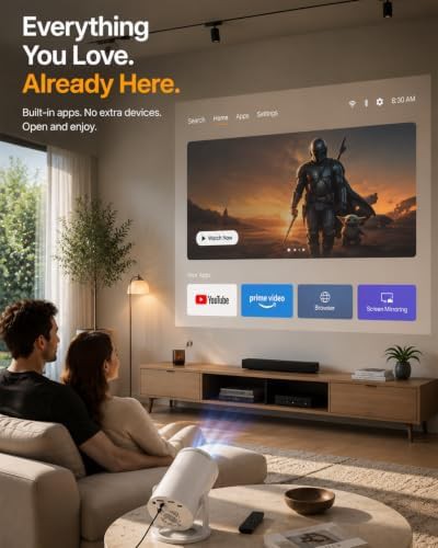 Smart mini projector for home theater — photo 4