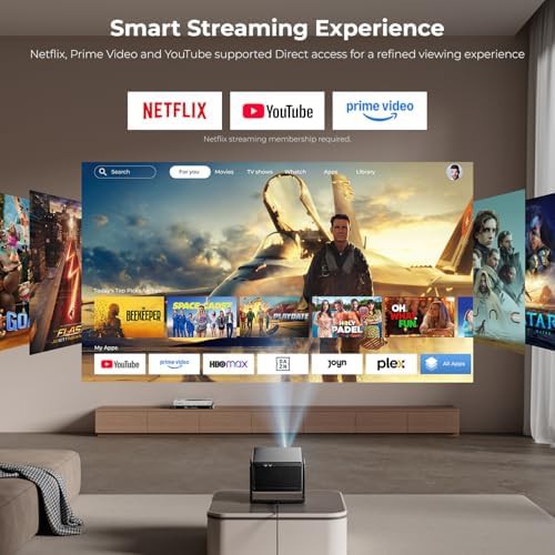 Smart 4K outdoor projector with Netflix license — photo 4