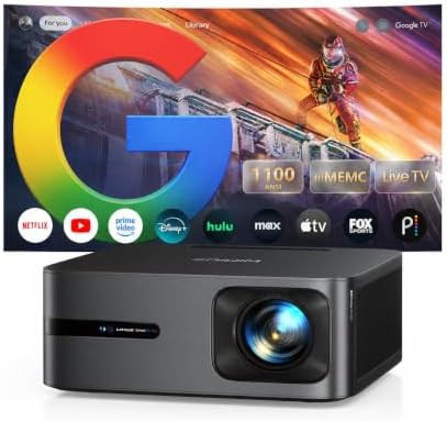 Google TV smart projector with high brightness